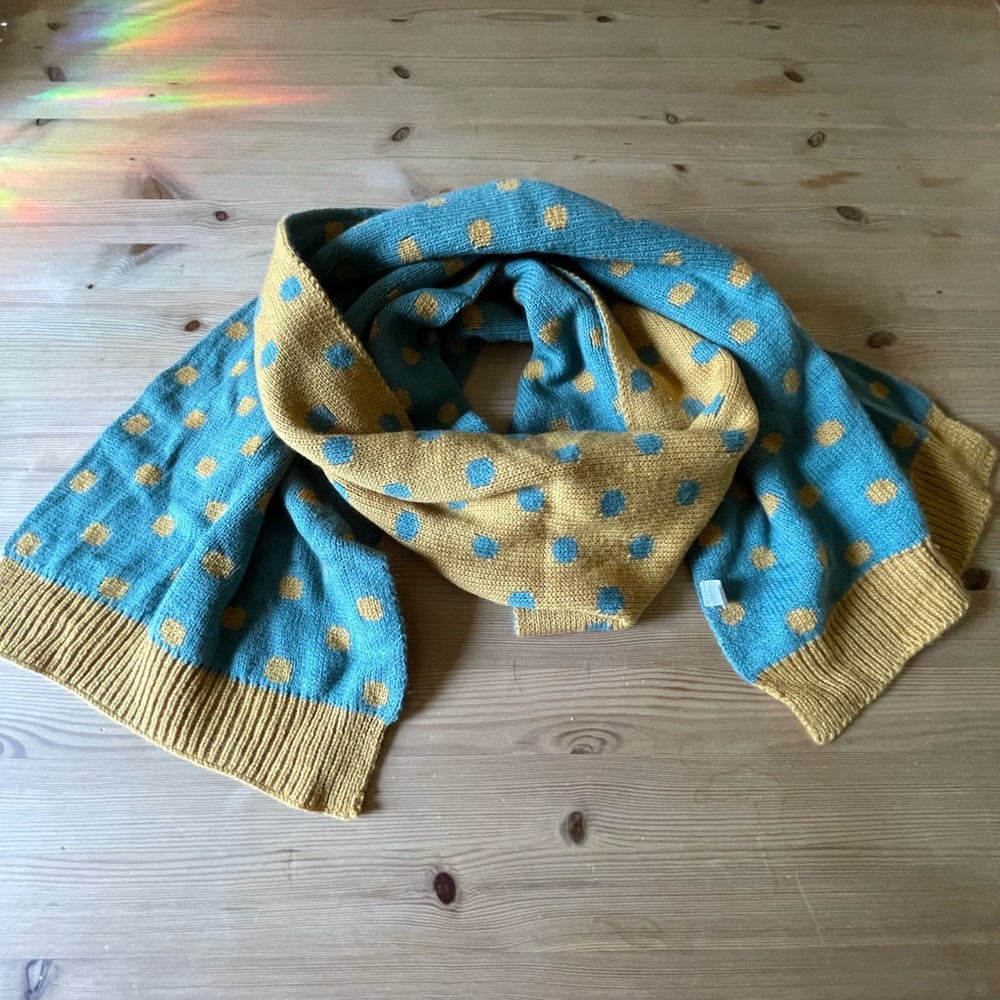∴ Polka Dot Reversible Scarf ∴